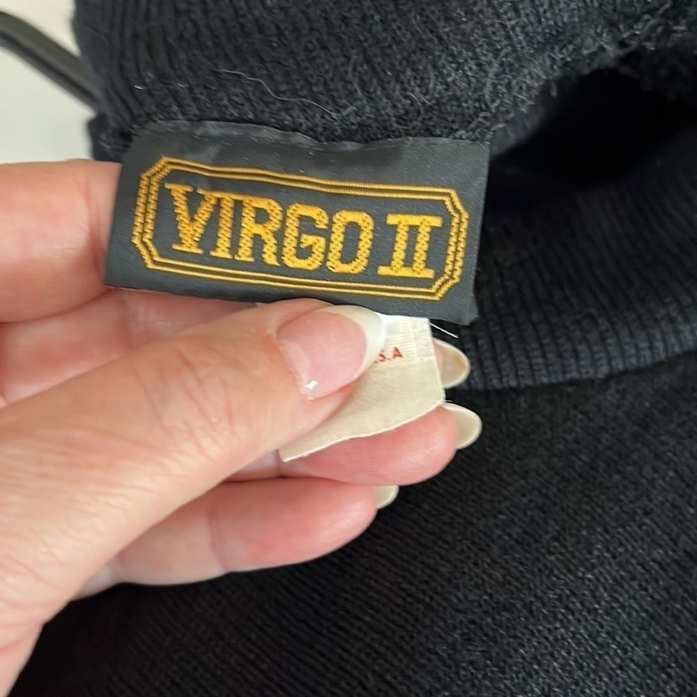 Vintage ILGWU label knit dress black made in USA size 8 - Picture 8 of 12